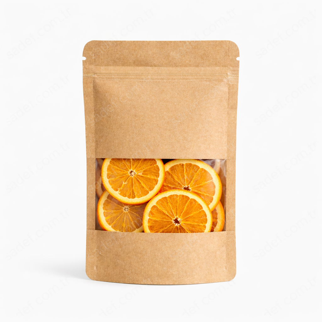 KRAFT PENCERELİ KİLİTLİ DOYPACK 13X22,5 2000 ADET