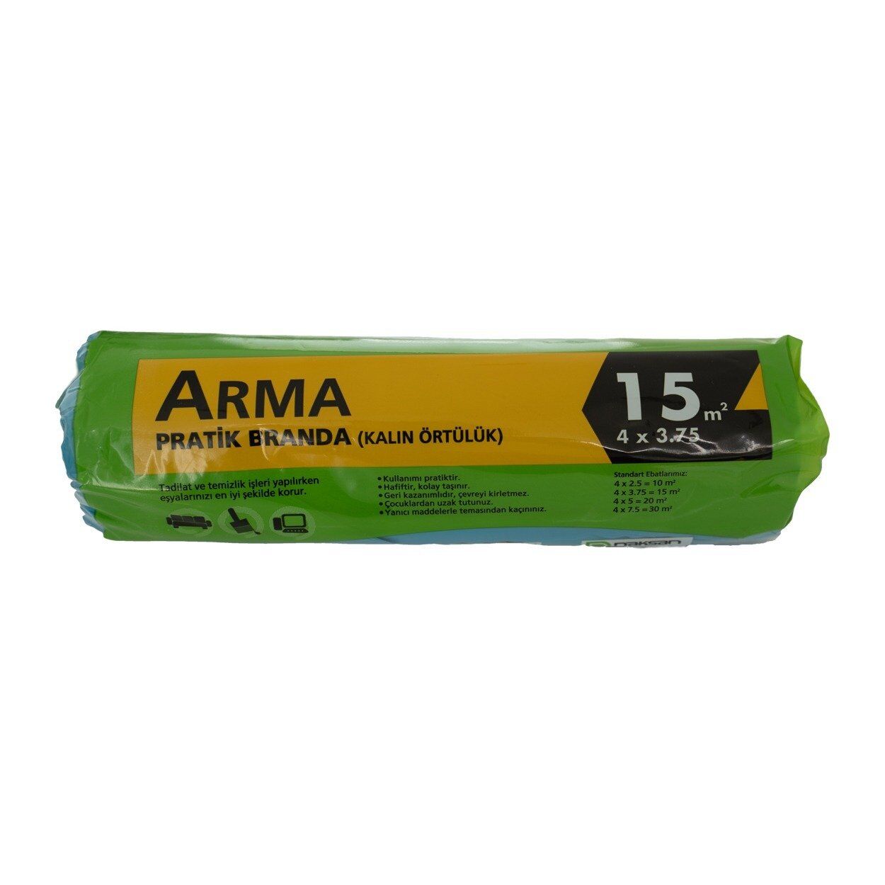 NAKSAN 15 M2 ( 4X3,75 M ) AYPE PRATİK BRANDA 20 ADET