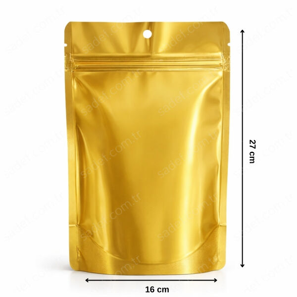 GOLD ALÜMİNYUM KİLİTLİ DOYPACK 16X27 1000 ADET