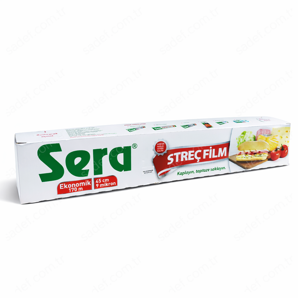 KUTULU SERA EKONOMİK 45X170 M 9 MİKRON STRECH FİLM 16 ADET