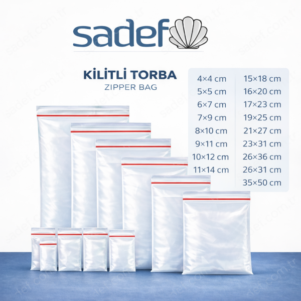 19X25 KİLİTLİ TORBA 300 AD