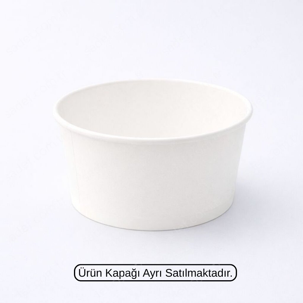 KAPAKSIZ ( CEK - METROSAN ) 16 OZ KARTON ÇORBA KASE BEYAZ 1000 ADET