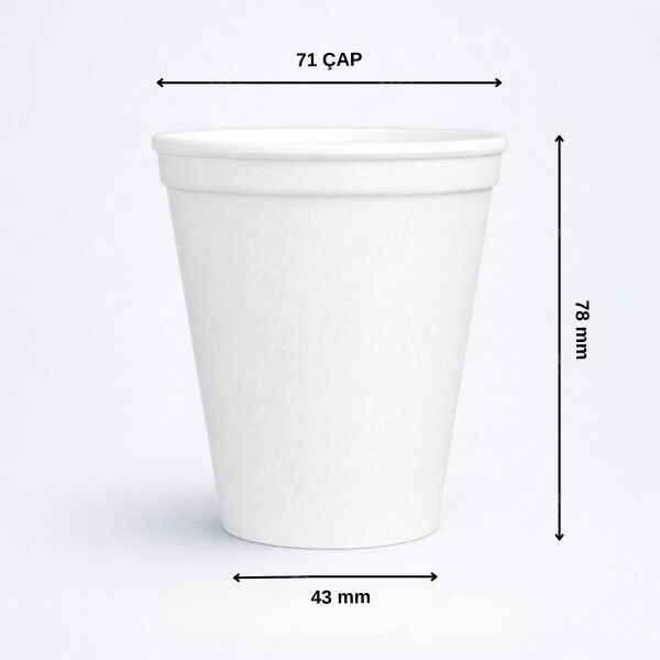 150 ML KÖPÜK BARDAK 1000 ADET