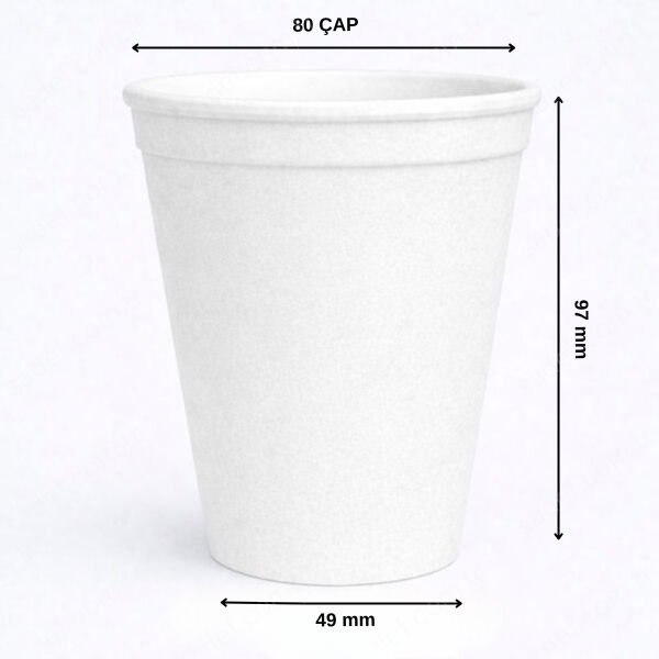 250 ML KÖPÜK BARDAK 1000 ADET