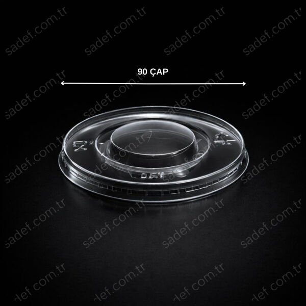 DELİKLİ SOĞUK 90 MM KAPAK 1,9 GR GÖNCAY ŞEFFAF 100 ADET X 20 PAKET