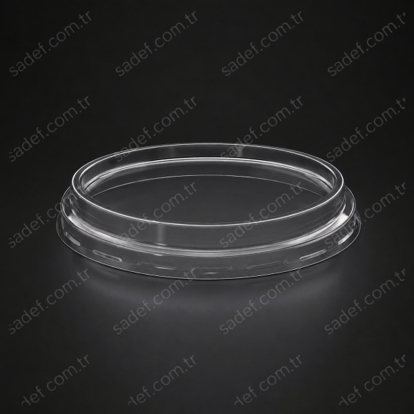LK-232 DÜZ YÜKSEK KAPAK PET MEZE Ø118 MM LİMERA 6 GR 500 ADET