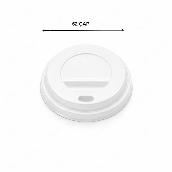 62 MM 4 OZ SICAK KAPAK 1,5 GR GÖNCAY BEYAZ 100 ADET X 30 PAKET