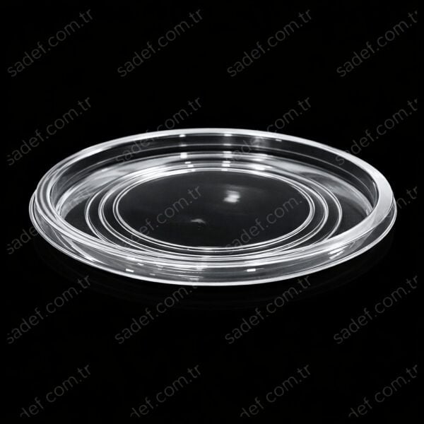 LK-231 DÜZ KAPAK PET MEZE Ø118 MM LİMERA 6 GR 500 ADET