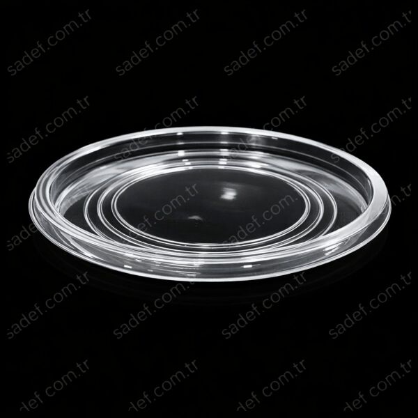 LK-231 DÜZ KAPAK PET MEZE Ø118 MM LİMERA 6 GR 500 ADET