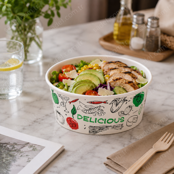 SALATA 1300 ML ( 44 OZ ) KARTON KASE ARNES 300 ADET
