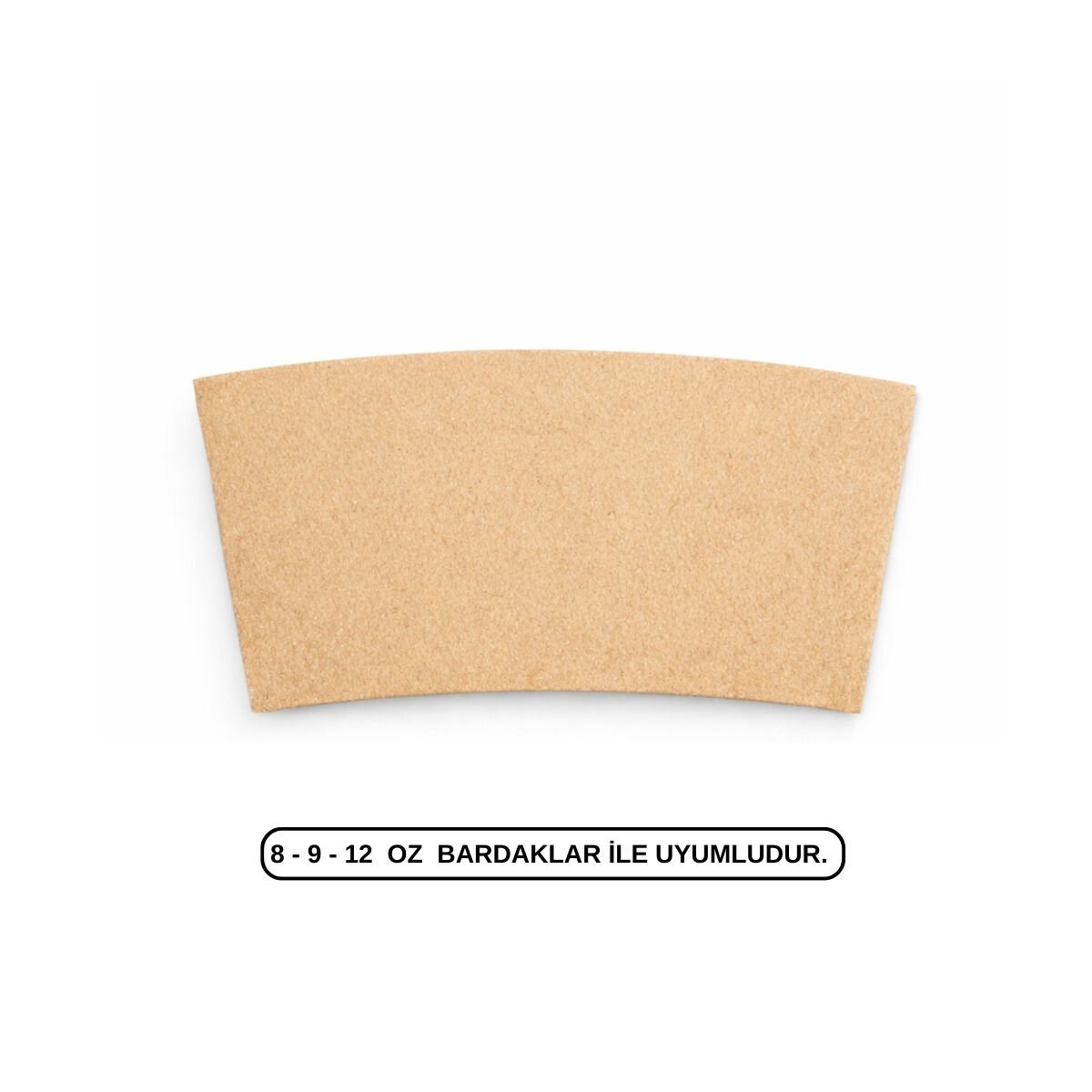 SLEEVE KRAFT BARDAK CEKETİ 8 - 9 - 12 OZ 1000 ADET