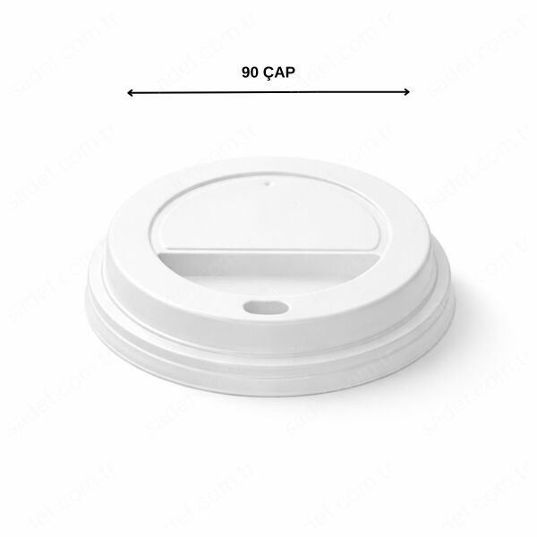 90 MM 14 - 16 OZ SICAK KAPAK 3,2 GR GÖNCAY DAR KALIP BEYAZ 100 ADET X 10 PAKET