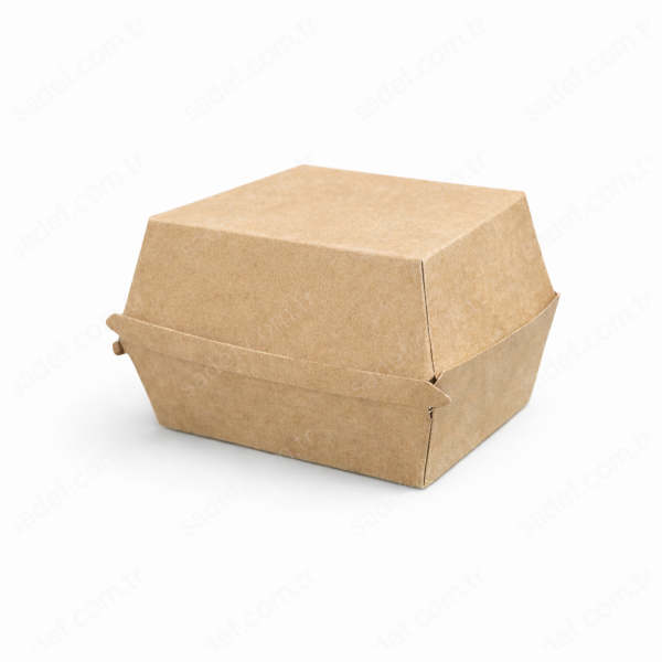 KRAFT HAMBURGER KUTUSU 12X12X7 ( ORTA BOY ) 100 ADET