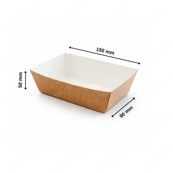 KRAFT KONİK KUTU 9X15X5 ( BÜYÜK BOY ) 100 ADET