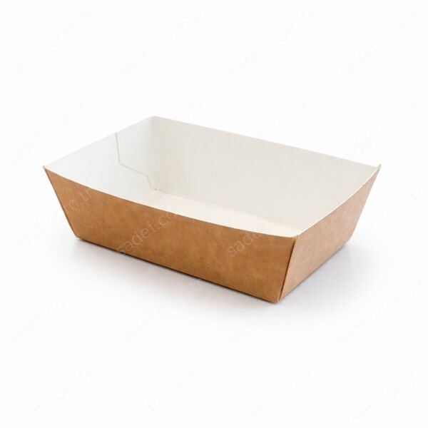 KRAFT BASKISIZ KONİK KUTU ( 17X10X6 ) BÜYÜK BOY 100 ADET