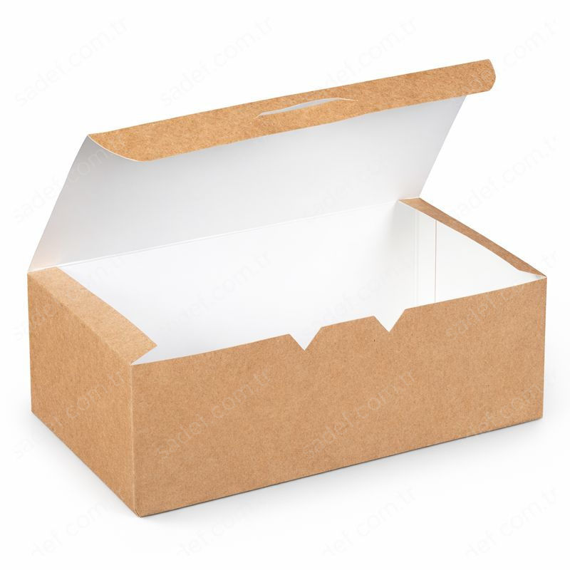 KRAFT NUGGET KUTUSU 10X17X7 ( ORTA BOY ) 300 ADET