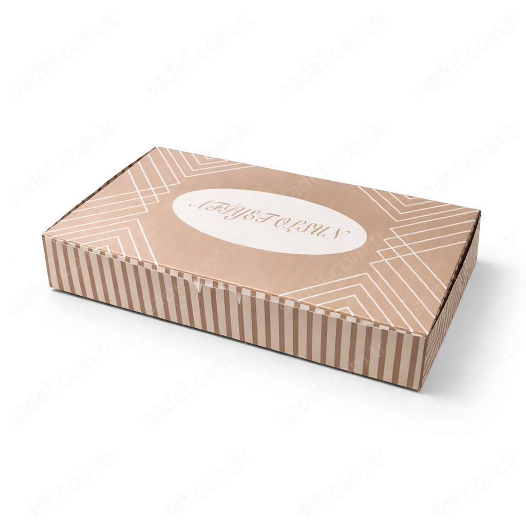 AFİYET OLSUN BAKLAVA KUTUSU 0,5 KG ( 22X13X4 ) CM 100 AD
