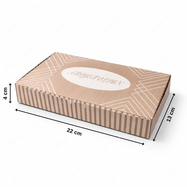 AFİYET OLSUN BAKLAVA KUTUSU 0,5 KG ( 22X13X4 ) CM 100 AD