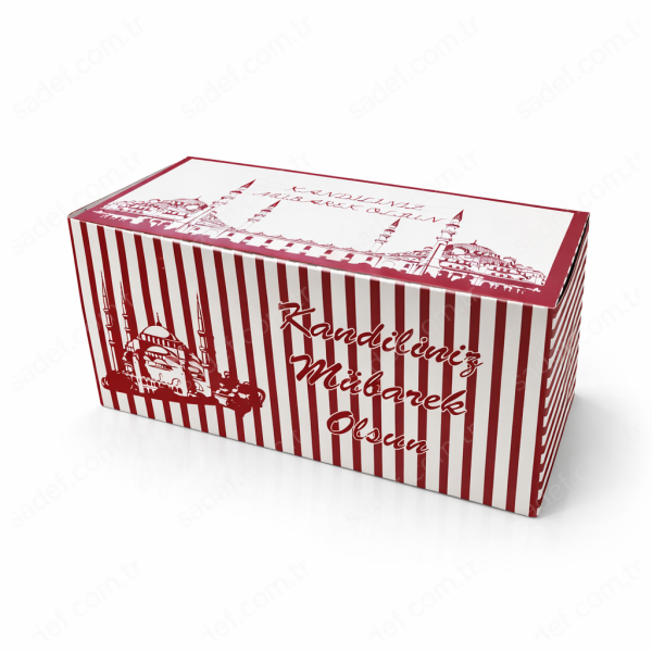 KANDİL SİMİT KUTUSU ( 17X8X8 CM ) 100 AD