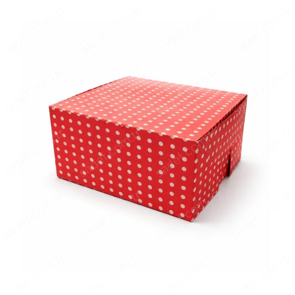 NO:0 KARE TURTA KUTUSU ( 19X19X13 CM ) 100 AD