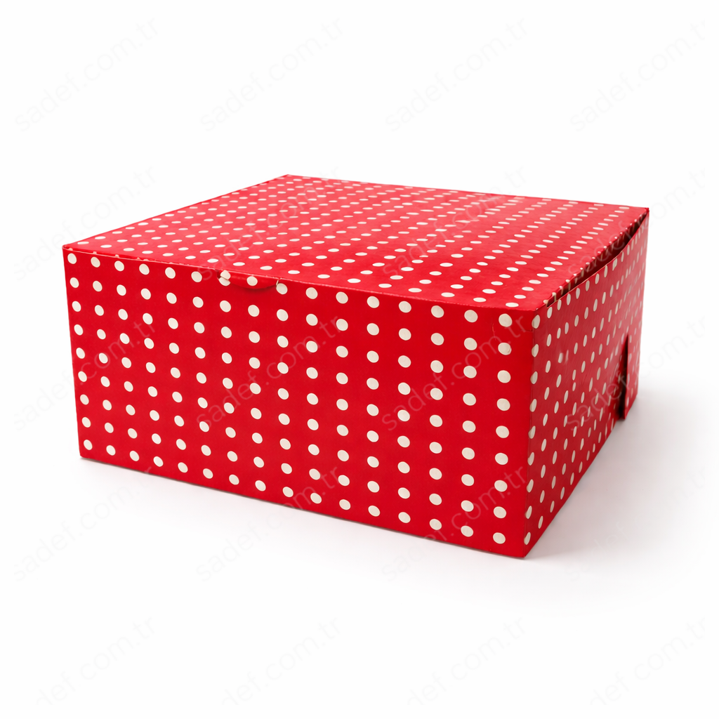 NO:3 KARE TURTA KUTUSU ( 28X28X13 CM ) 50 AD