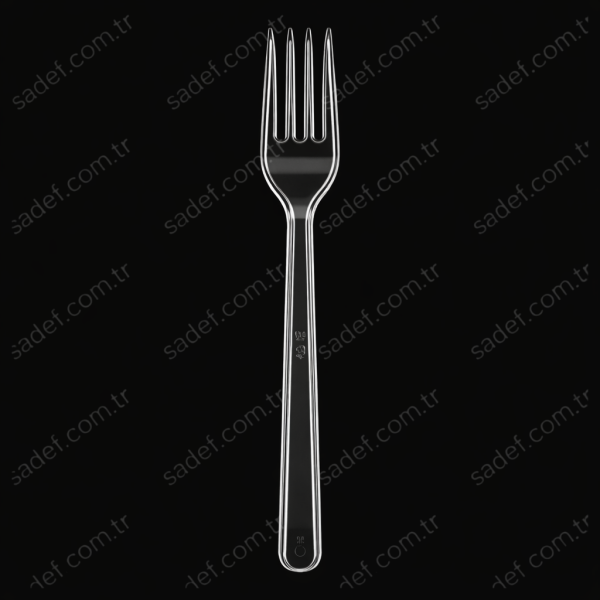 PLASTİK LÜX ÇATAL ŞEFFAF 2,8 GR 100 ADET X 40 PAKET