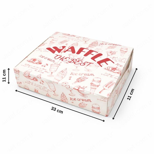 WAFFLE KUTUSU ( 19X17X4 CM ) 100 AD
