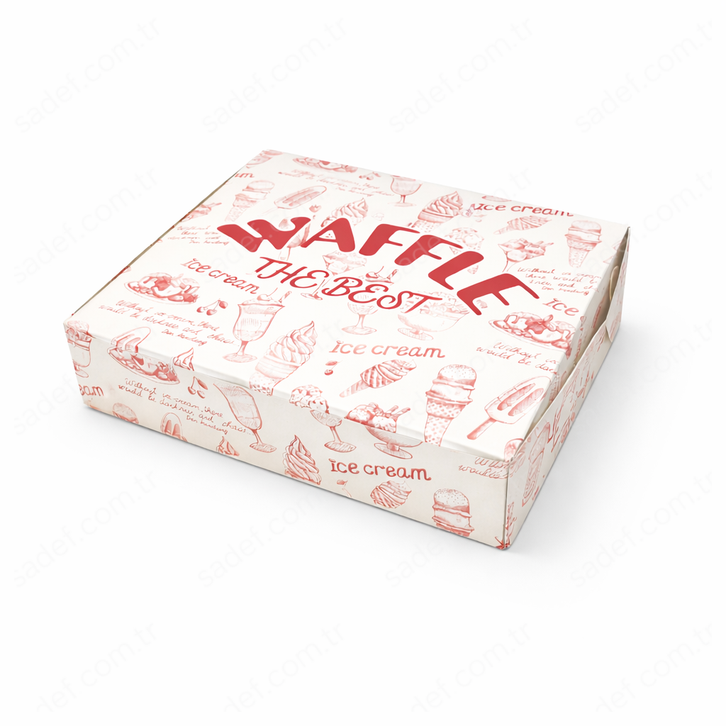 WAFFLE KUTUSU ( 19X17X4 CM ) 100 AD