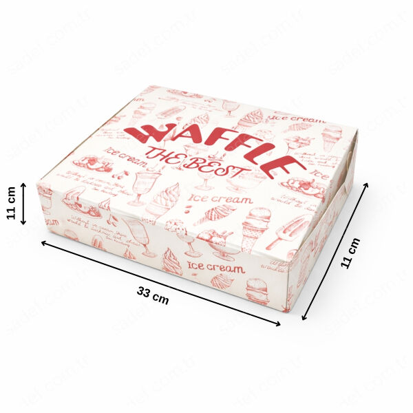 WAFFLE KUTUSU ( 19X17X4 CM ) 100 AD