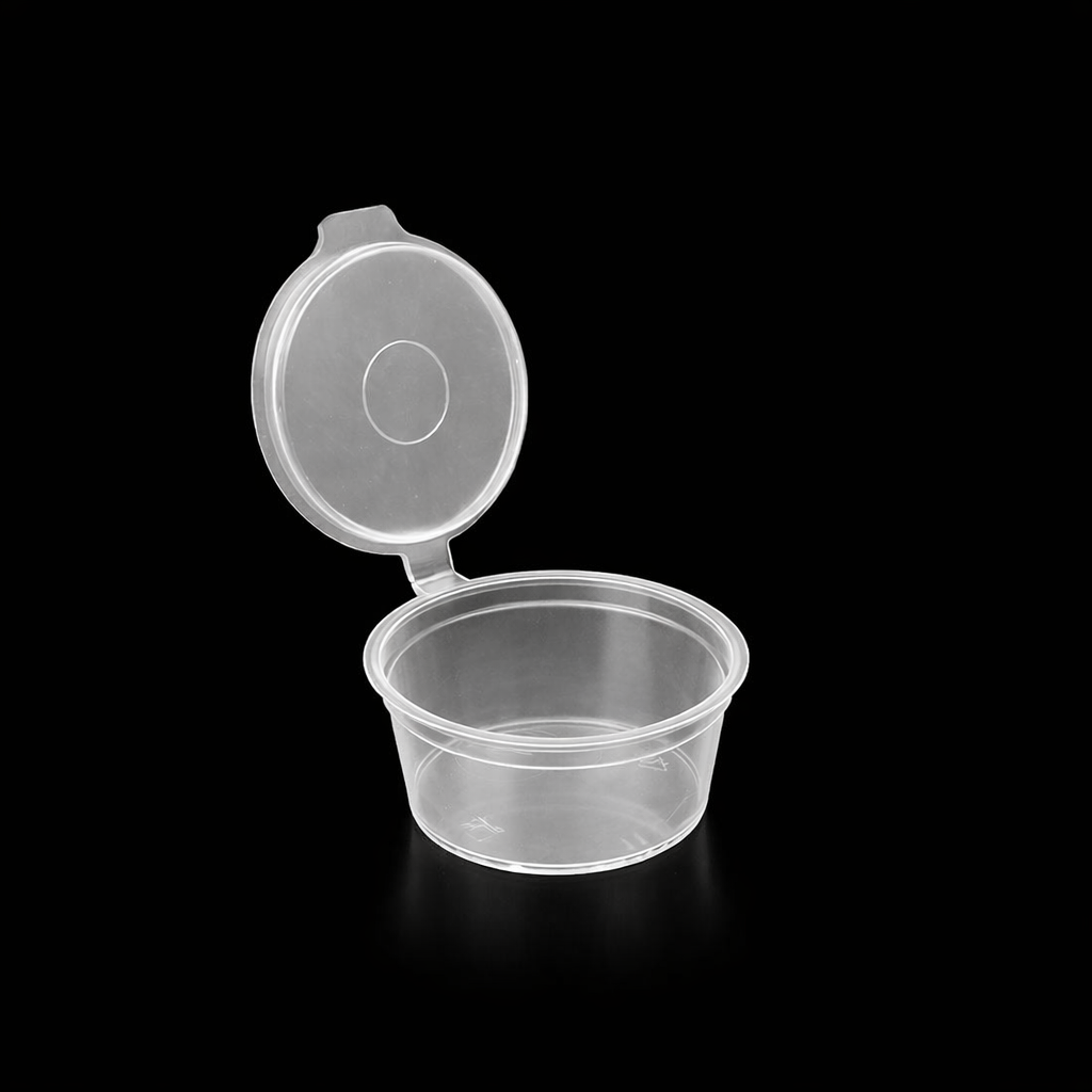 1 OZ KAPAKLI SOS KABI 30 ML PP ŞEFFAF 50 ADET X 20 PAKET