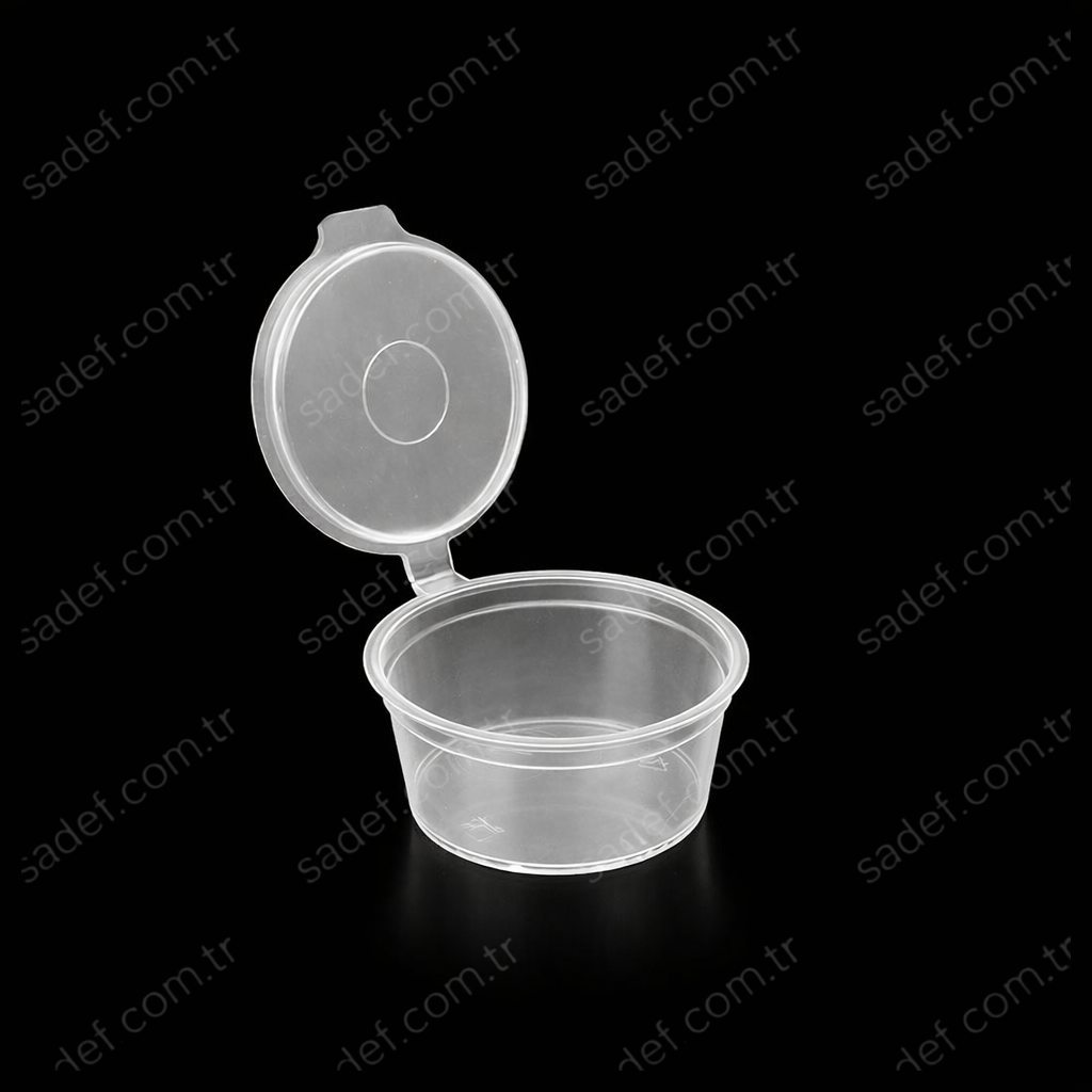1 OZ KAPAKLI SOS KABI 30 ML PP ŞEFFAF 50 ADET X 20 PAKET