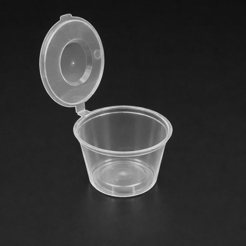 4 OZ KAPAKLI SOS KABI 120 ML PP ŞEFFAF 50 ADET X 10 PAKET