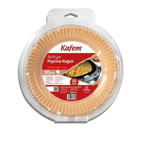 20 CM YUVARLAK AIRFREY KAĞIDI 25 ADET