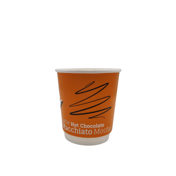 DOUBLE WALL 8 OZ BASKILI KARTON BARDAK SICAK 500 ADET