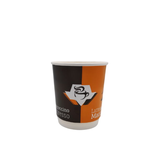 DOUBLE WALL 8 OZ BASKILI KARTON BARDAK SICAK 500 ADET
