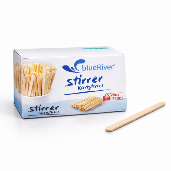 AHŞAP KARIŞTIRICI 11 CM - 400 AD BLUERİVER X 24 PAKET