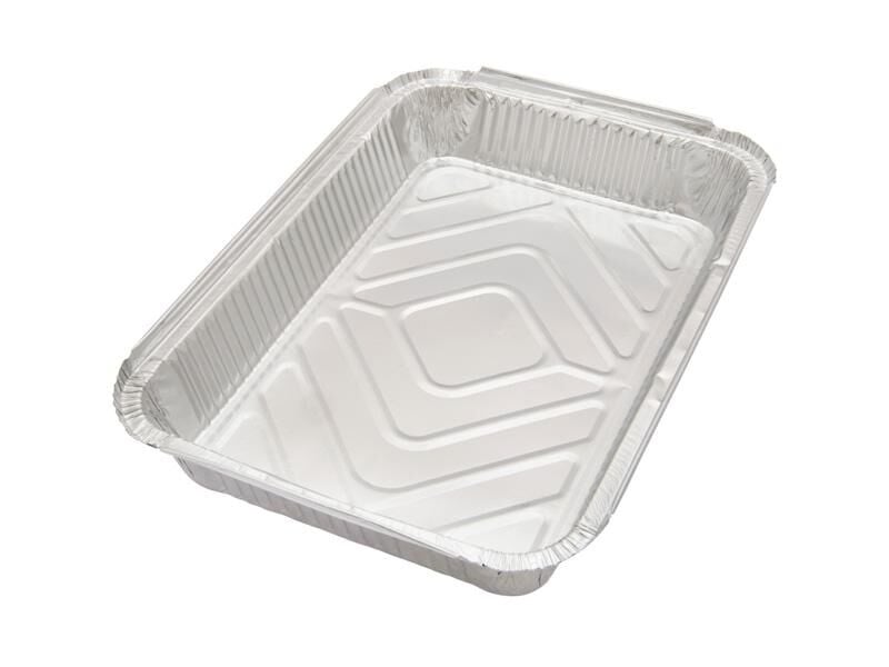 KÜÇÜK ALÜMİNYUM DİKDÖRTGEN TEPSİ 2500 CC 100 ADET