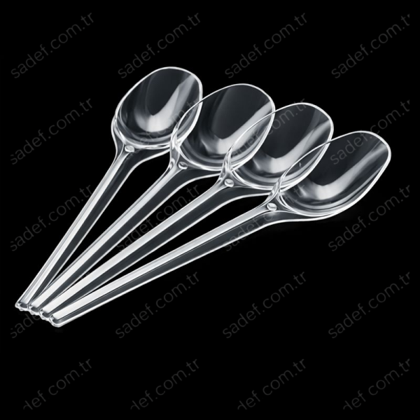 BLUERİVER LÜX SUPANGİLE TATLI KAŞIK 2,95 GR ŞEFFAF 1000 ADET