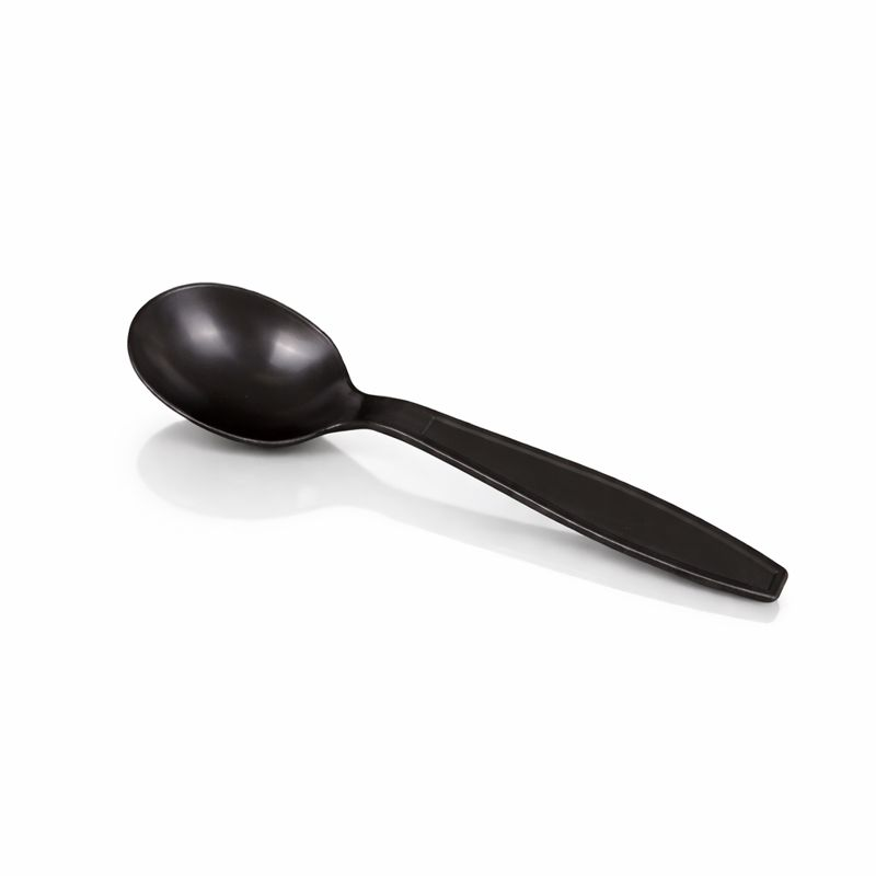 BLUERİVER LÜX SUPANGİLE TATLI KAŞIK 2,95 GR SİYAH 3000 ADET