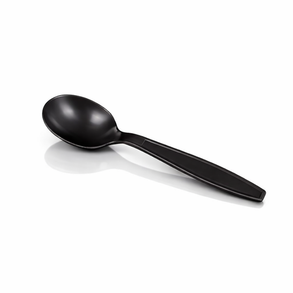 BLUERİVER LÜX SUPANGİLE TATLI KAŞIK 2,95 GR SİYAH 3000 ADET