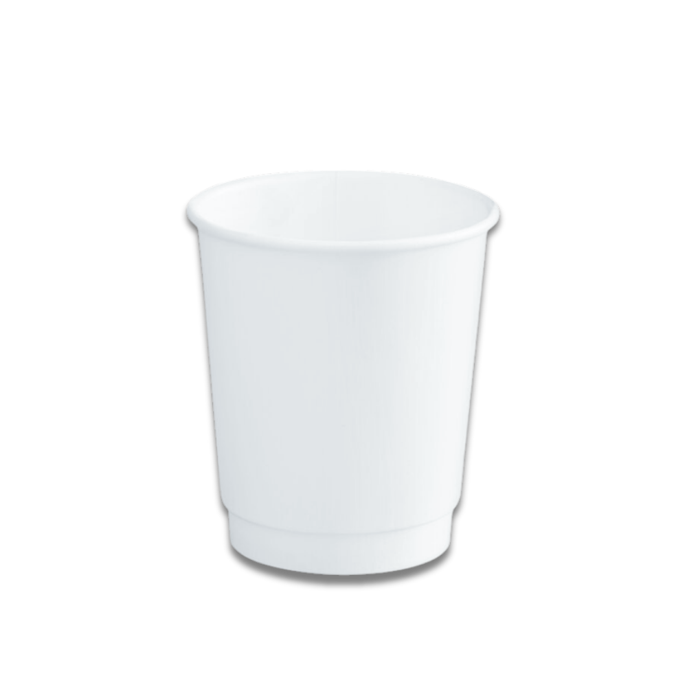 BEYAZ DOUBLE WALL ARNES 14 OZ BASKISIZ KARTON BARDAK SICAK 500 ADET