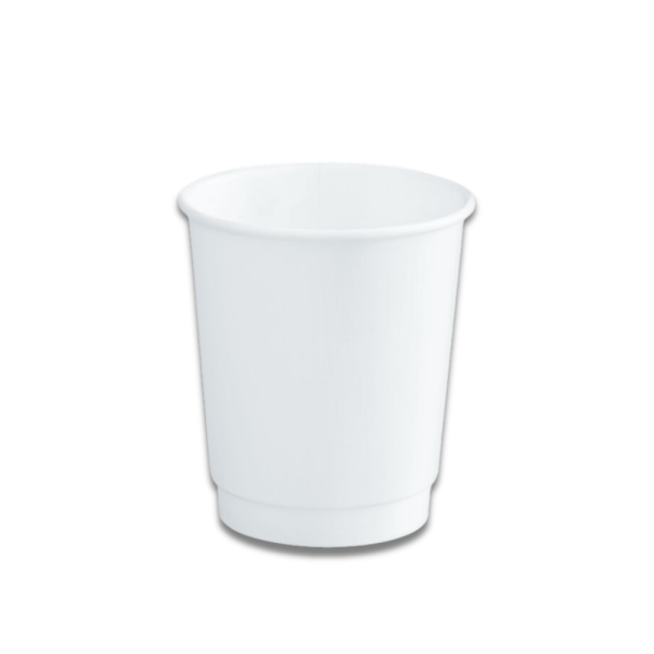 BEYAZ DOUBLE WALL ARNES 14 OZ BASKISIZ KARTON BARDAK SICAK 500 ADET