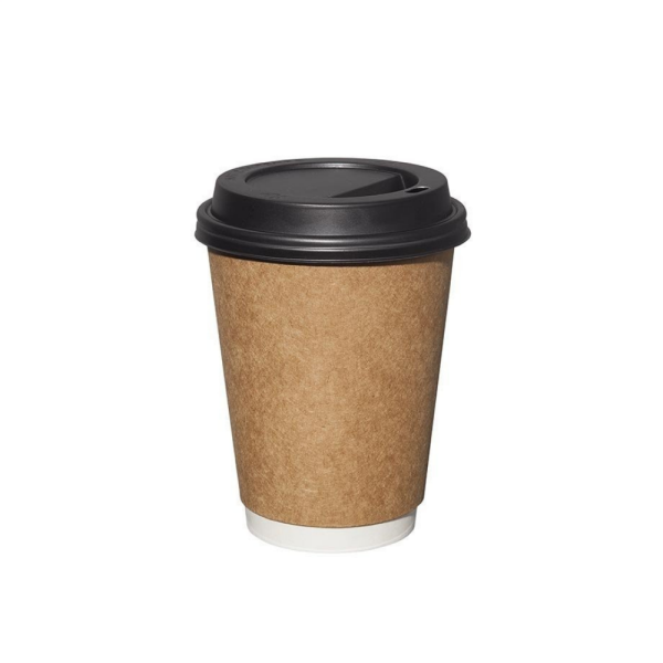 KRAFT DOUBLE WALL ARNES 14 OZ BASKISIZ KARTON BARDAK SICAK 500 ADET