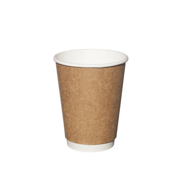 KRAFT DOUBLE WALL ARNES 14 OZ BASKISIZ KARTON BARDAK SICAK 500 ADET