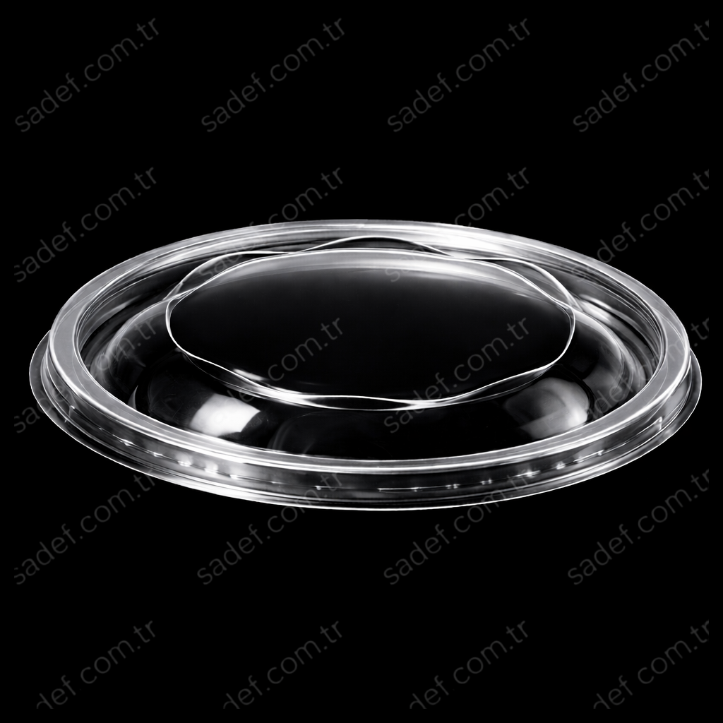 ÖZGE ÖST YUVARLAK SICAK YEMEK ŞEFFAF KAPAK 12 GR 300 ADET