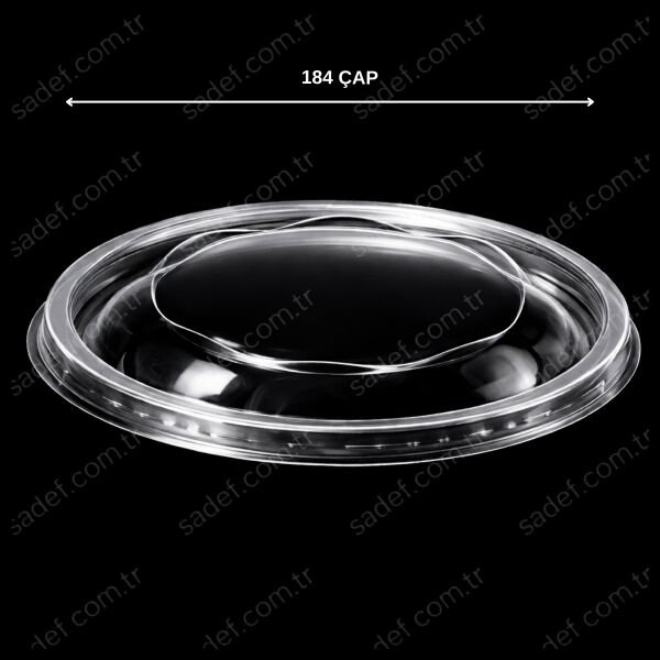 ÖZGE ÖST YUVARLAK SICAK YEMEK ŞEFFAF KAPAK 12 GR 300 ADET