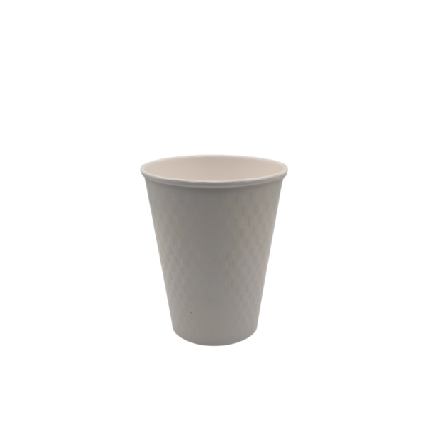 BEYAZ EMBOSSED 14 OZ BASKISIZ KARTON BARDAK SICAK 800 ADET