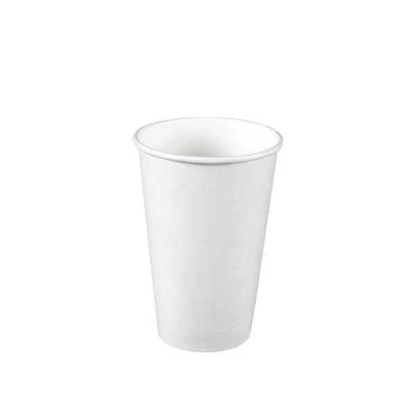 BEYAZ ARNES 16 OZ BASKISIZ KARTON BARDAK SICAK 1000 ADET