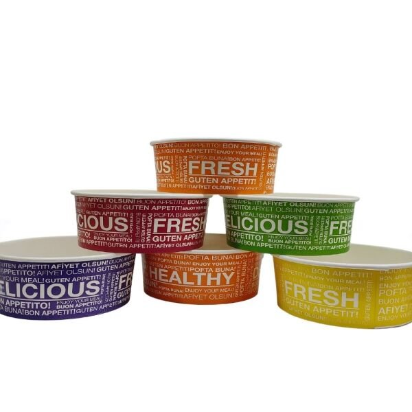 ARNES 500 CC BASKILI KARTON SALATA KASE 500 ADET