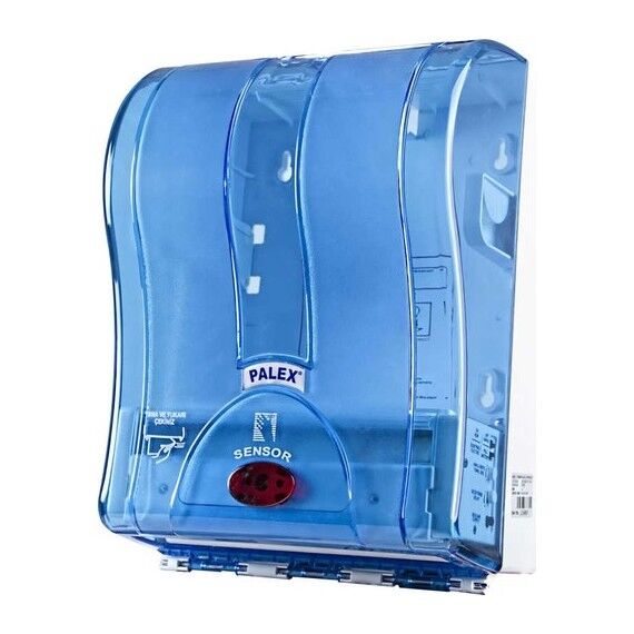 3491-1 PALEX 21 CM HAREKETLİ HAVLU MAKİNESİ - ŞEFFAF-MAVİ